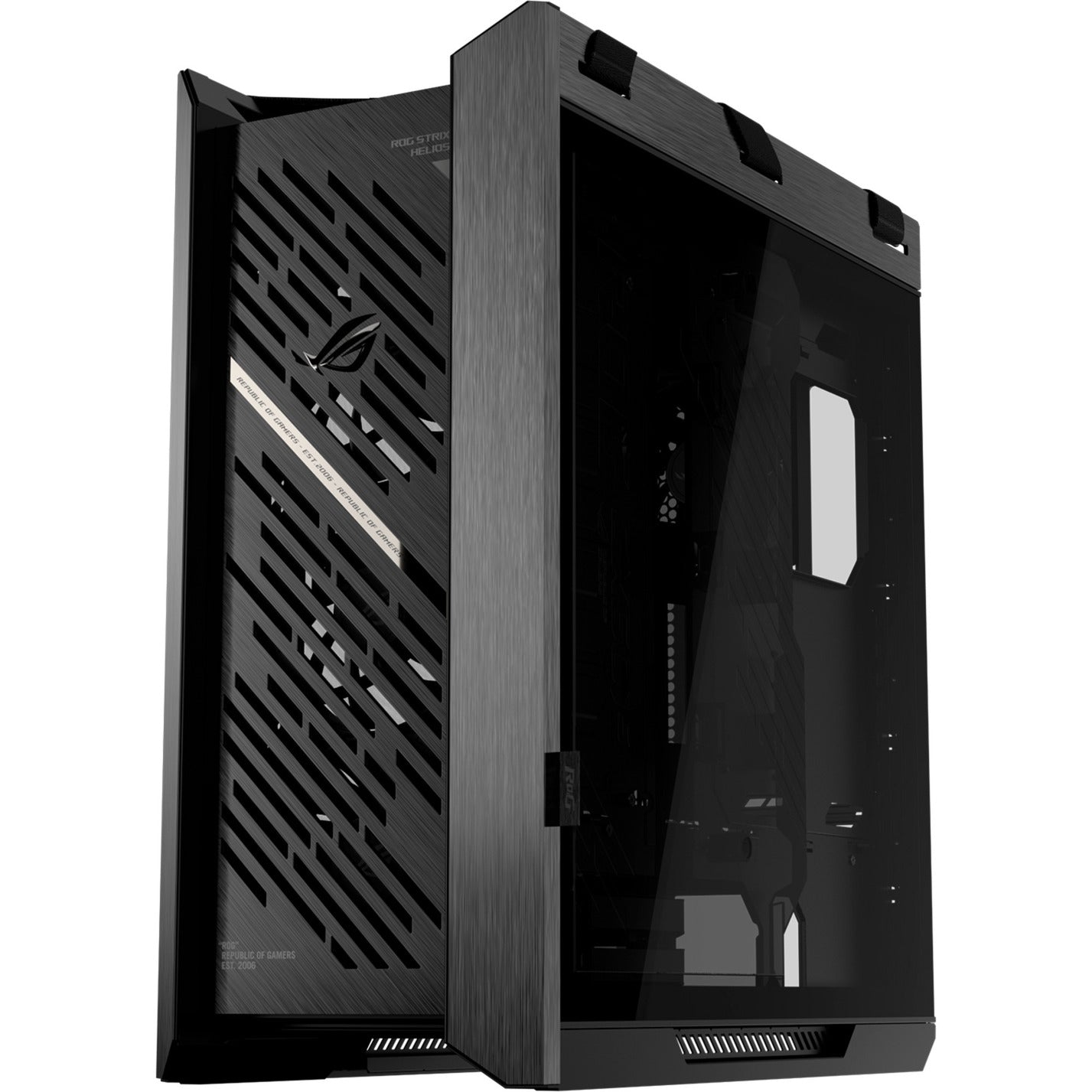 ASUS rog strix helios ii gx601s midi tower behuizing (zwart | 4x usb-a | 2x usb-c | rgb | tempered glass)