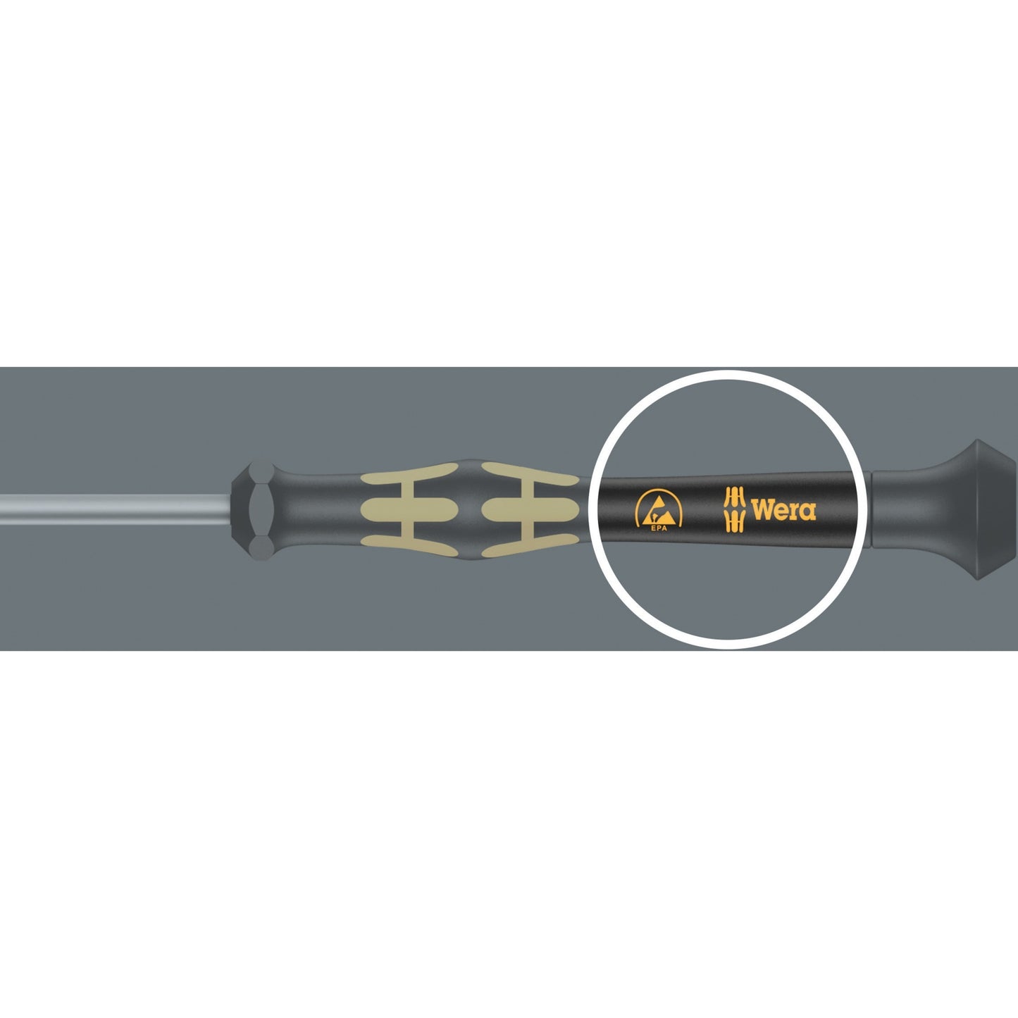 Wera 1550 6 esd elektronica - schroevendraaiers + houder, 6‑delig (zwart geel)