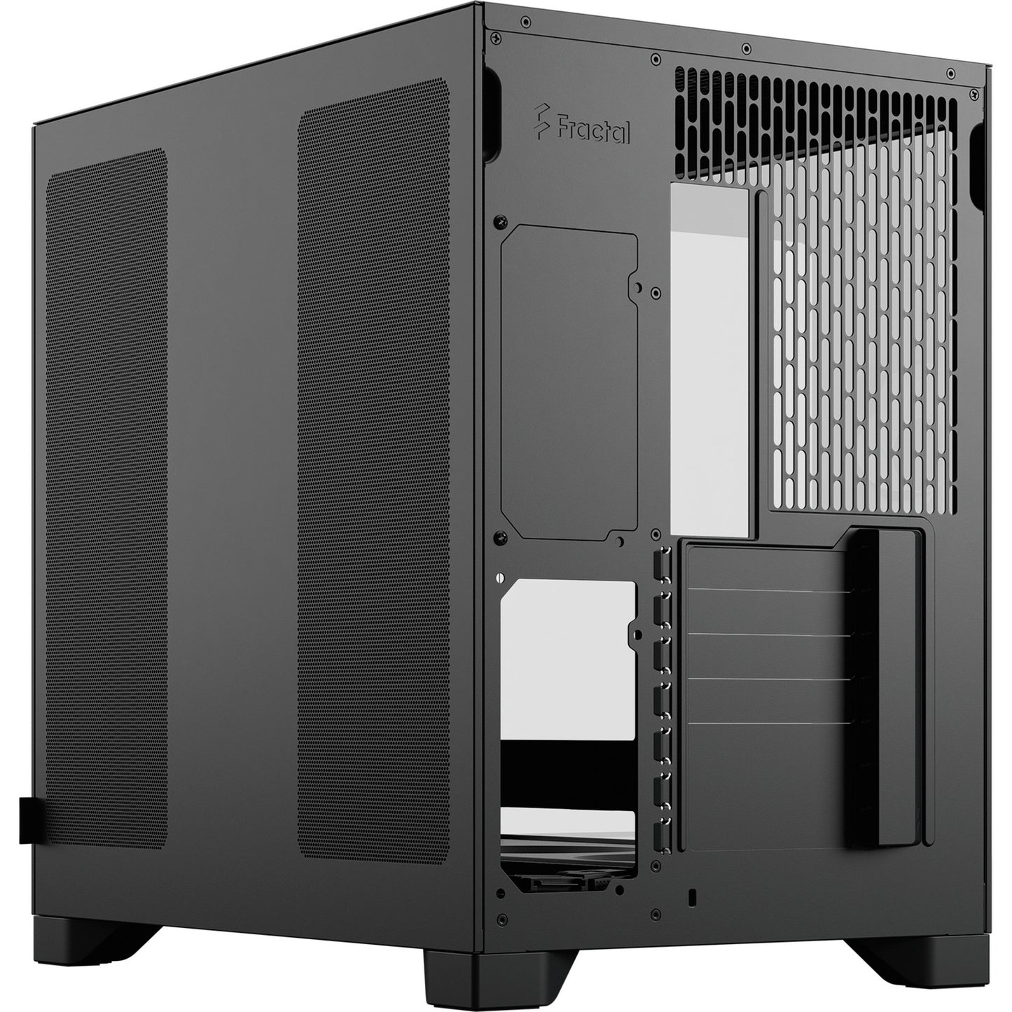 Fractal Design pop 2 vision rgb midi tower behuizing (zwart | 1x usb-a | 1x usb-c | rgb | tempered glass)