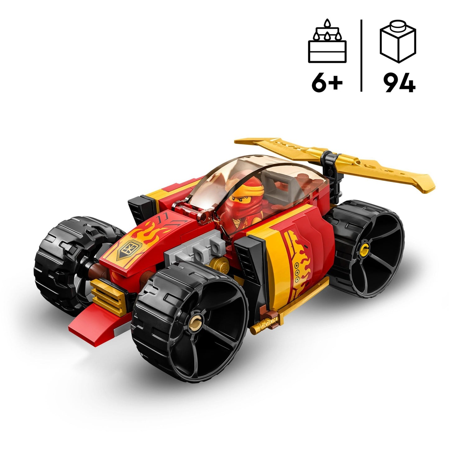 LEGO ninjago - kai's ninja racewagen evo constructiespeelgoed (71780)