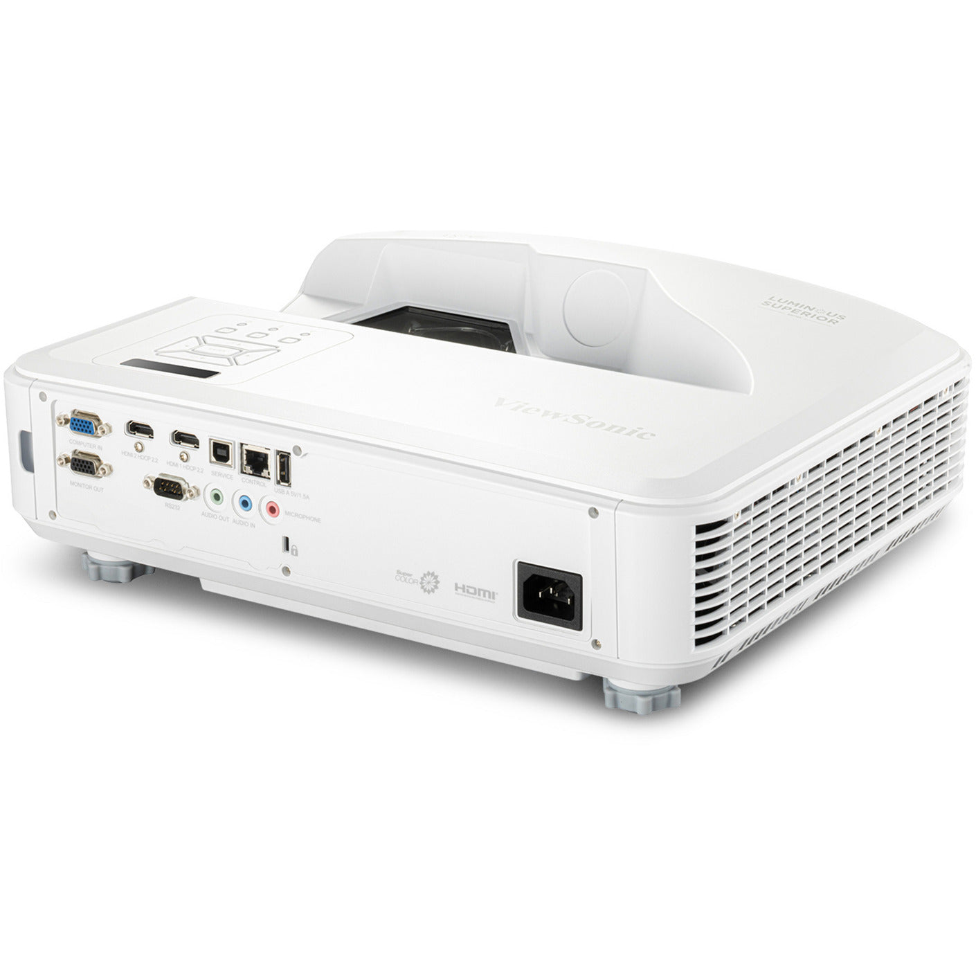 ViewSonic ls832wu wuxga ultra short throw laserprojector (wit, 5000 ansi lumen)