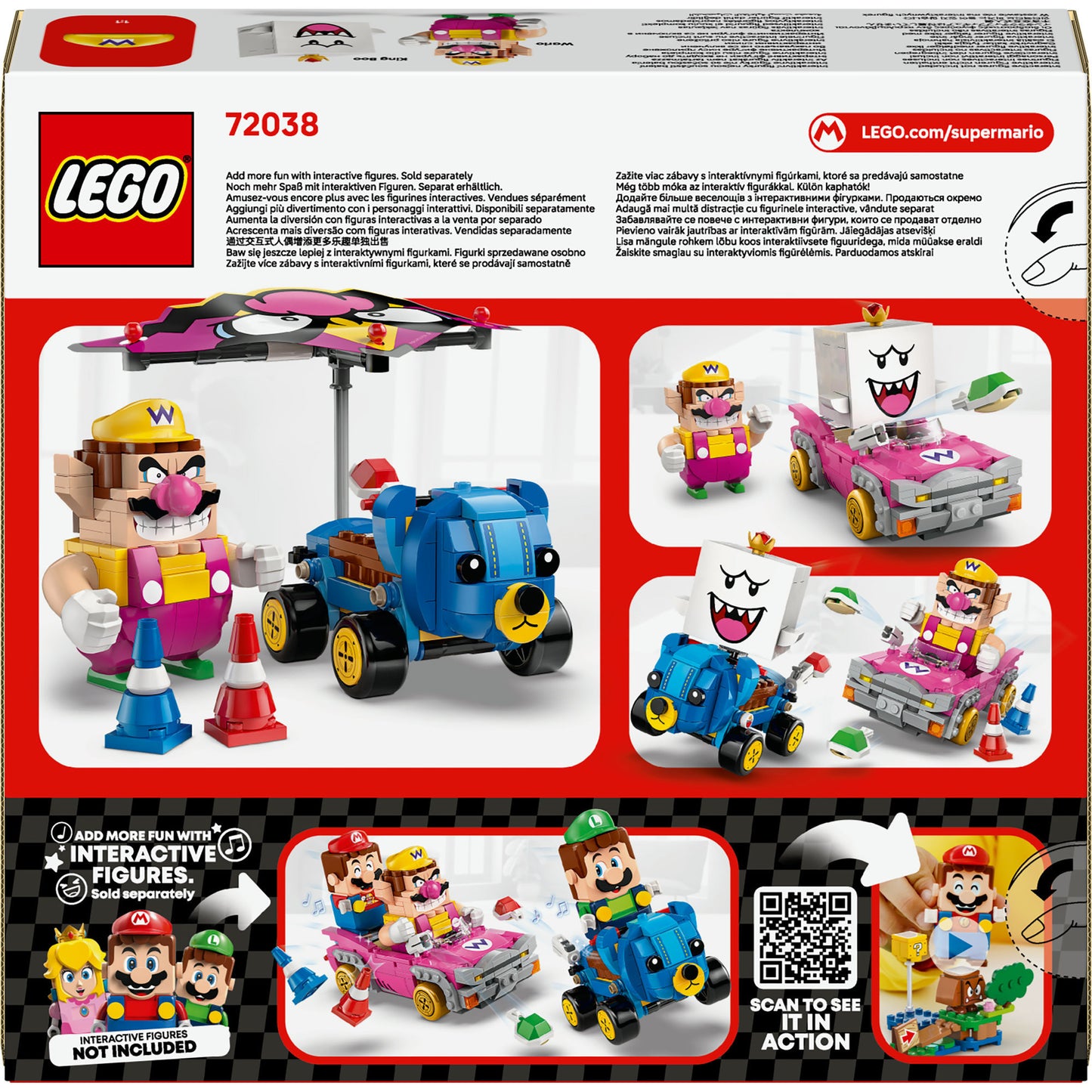 LEGO super mario 72038 wario en king boo