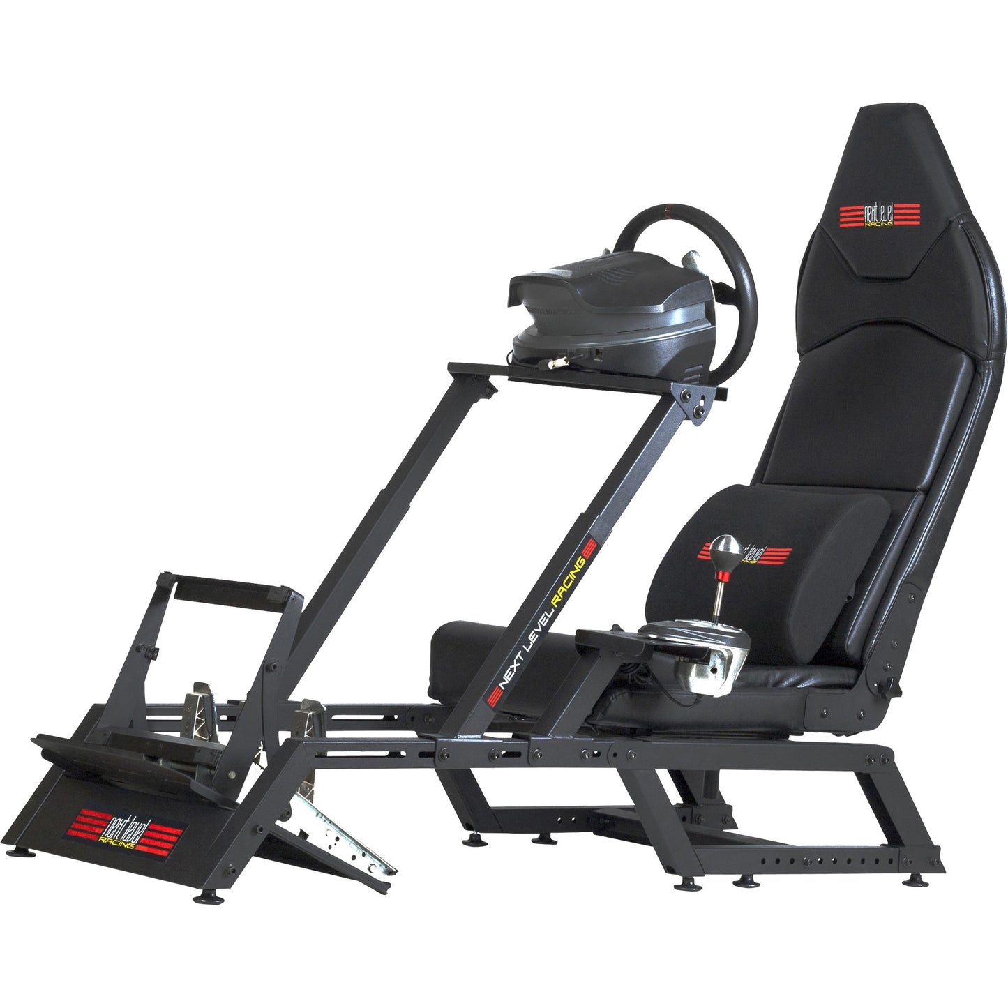 Next Level Racing f-gt formula and gt simulator cockpit racing simulator (zwart (mat))