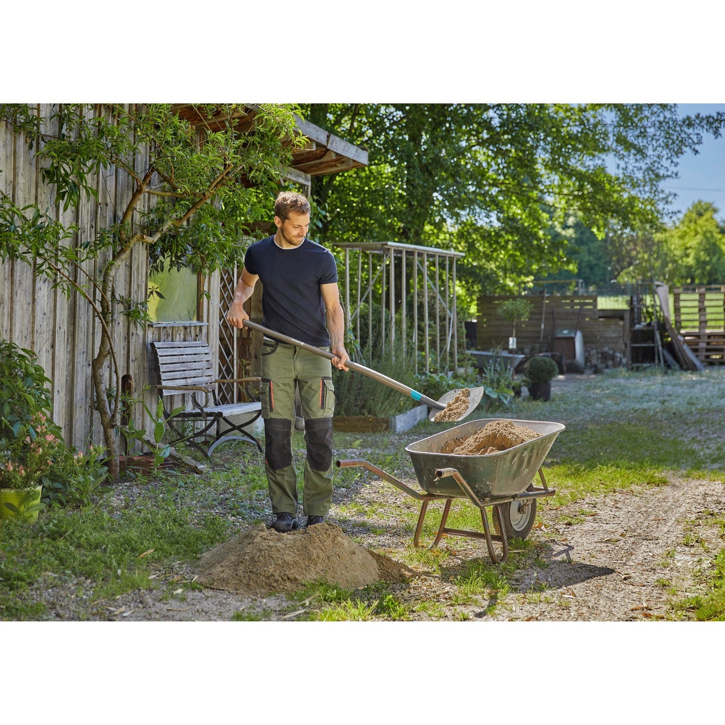 GARDENA natureline zandschop (grijs)