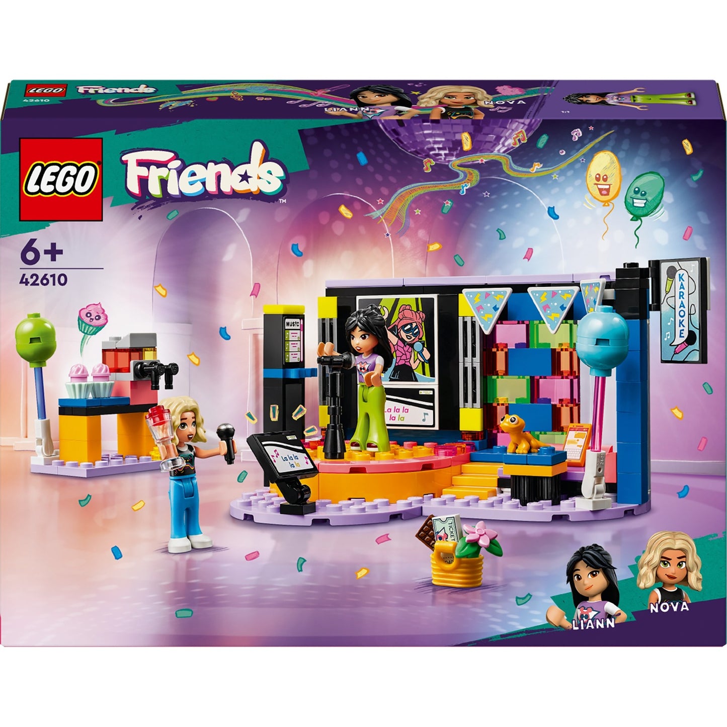 LEGO friends - karaoke muziekfeestje constructiespeelgoed (42610)