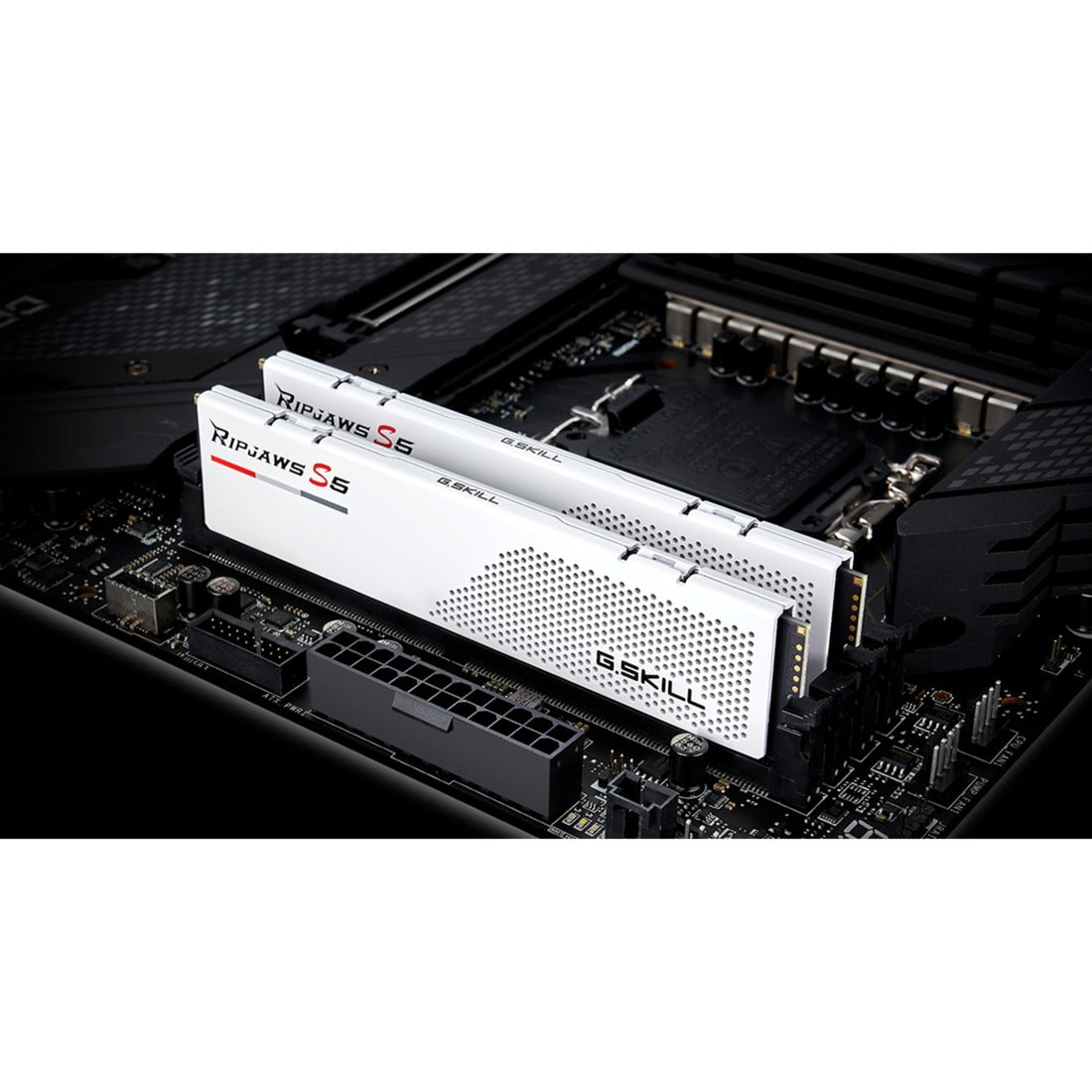 G.Skill ripjaws s5 32 gb ddr5-5600 (2x 16 gb) werkgeheugen (wit, f5-5600j4040c16gx2-rs5w, xmp 3.0)