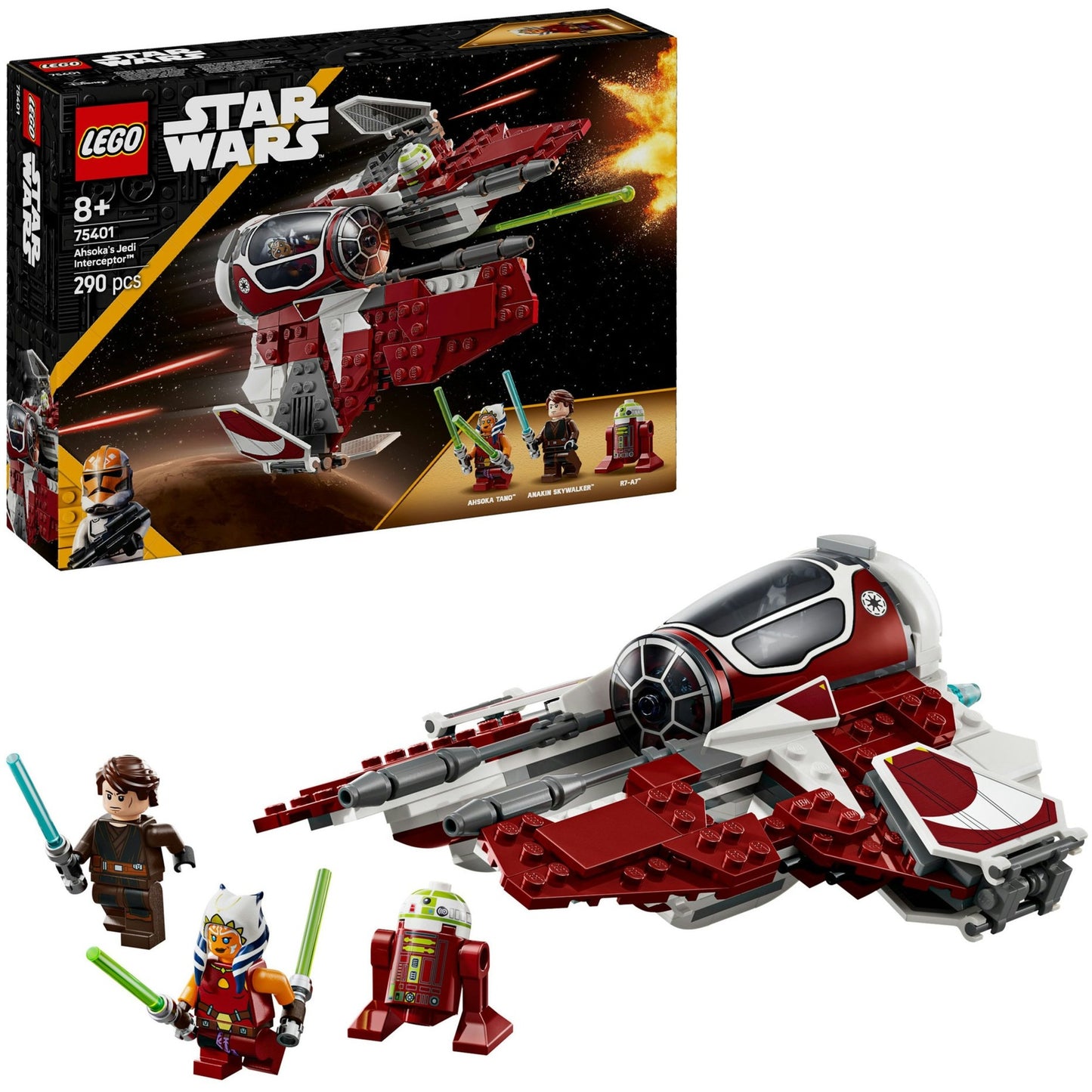 LEGO star wars 75401 ahsoka's jedi interceptor