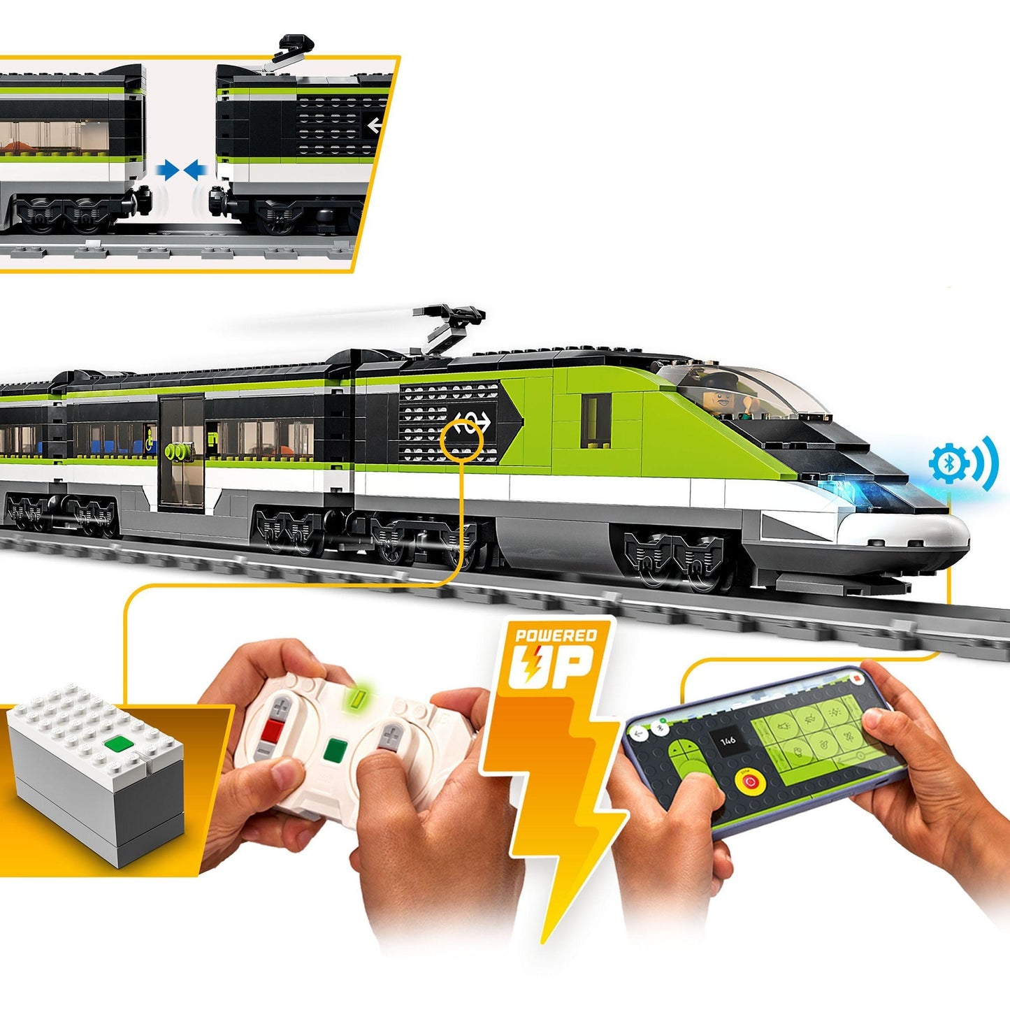 LEGO city - passagierssneltrein constructiespeelgoed (60337)