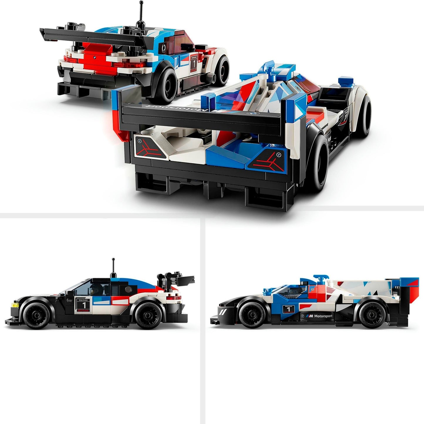 LEGO speed champions - bmw m4 gt3 bmw m hybrid v8 racewagens constructiespeelgoed (76922)