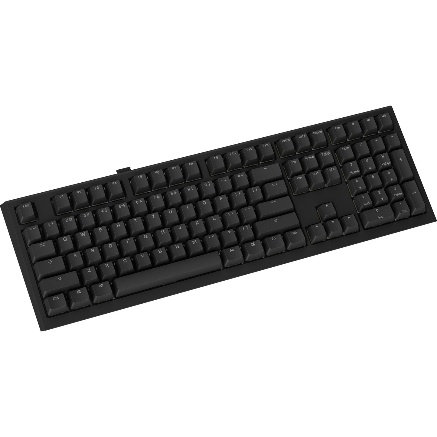 Ducky one x wireless rgb mechanisch toetsenbord (zwart, us lay-out (qwerty), inductive, 100%, hot-swappable, pbt, 2.4 ghz | bluetooth | usb-c)