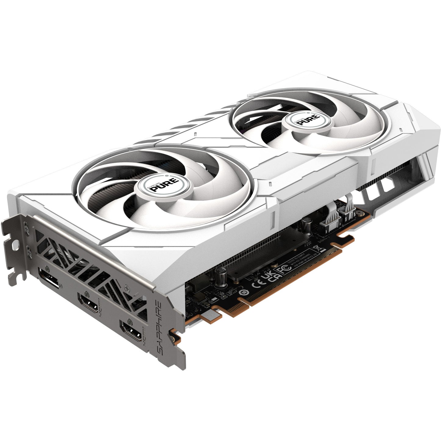 SAPPHIRE radeon rx 9060 xt pure 16gb oc grafische kaart (1x displayport, 2x hdmi)