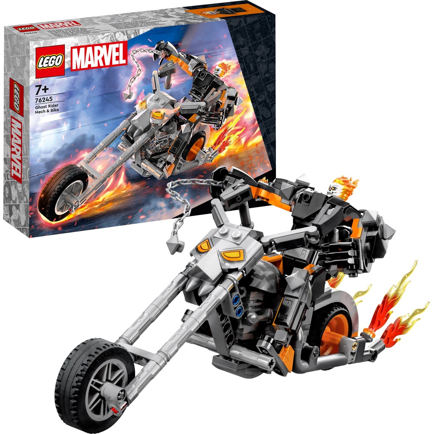 LEGO marvel - ghost rider mech motor constructiespeelgoed (76245)