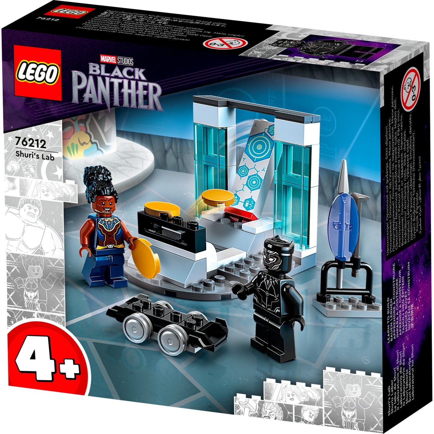 LEGO marvel - shuri’s lab constructiespeelgoed (76212)