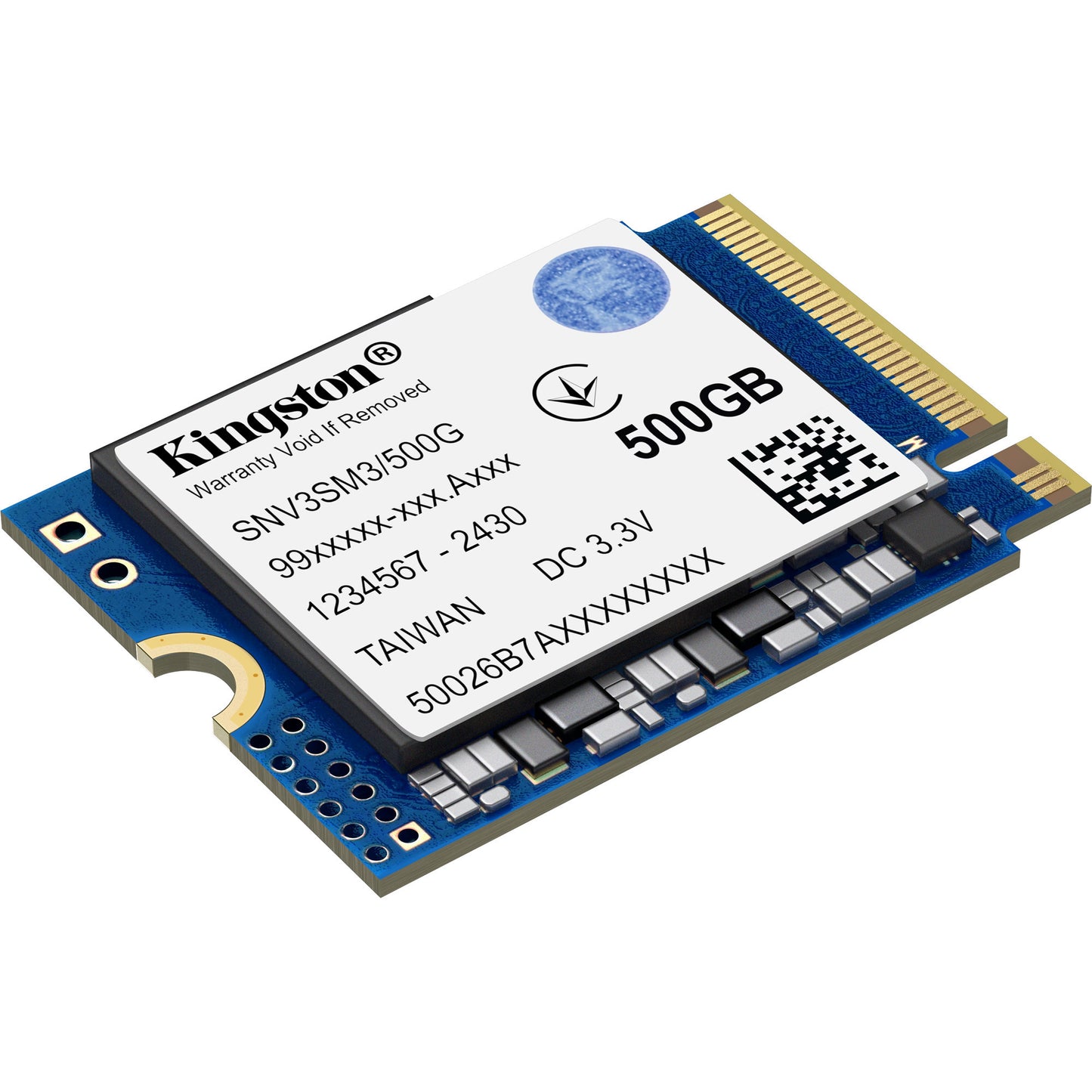 Kingston nv3 500 gb ssd (pcie 4.0 x4, nvme, m.2 2230)