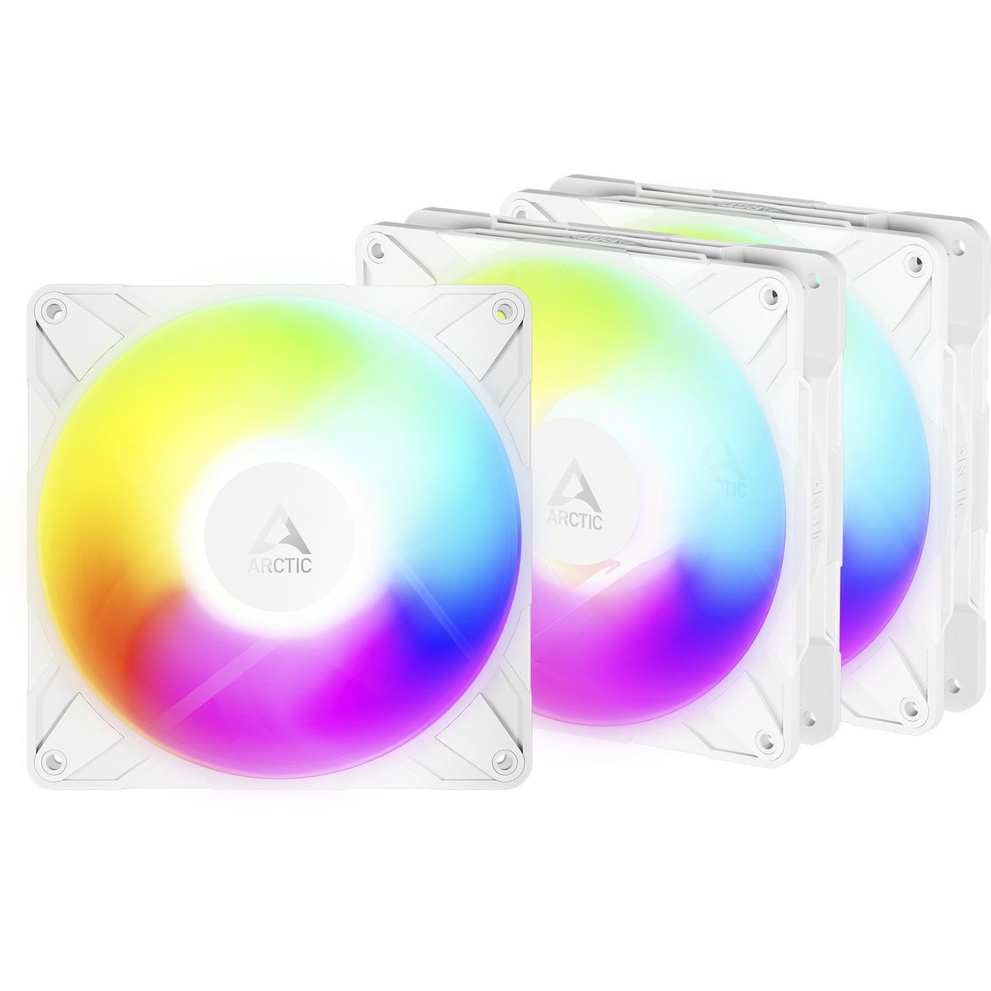 ARCTIC p14 pro reverse a-rgb case fans (wit, 3 stuks, 140 x 140 x 30 mm, pwm, 3 stuks)