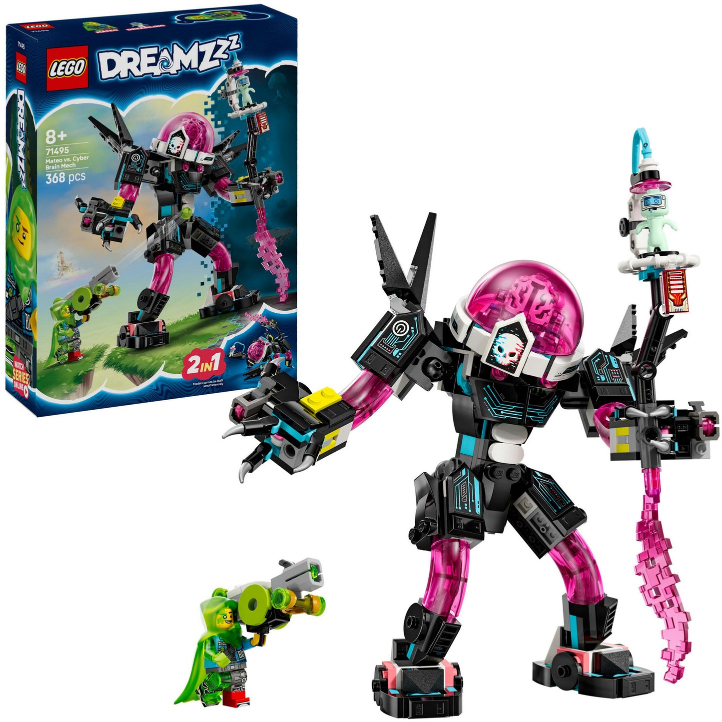 LEGO dreamzzz 71495 mateo vs. cyberbreinmecha