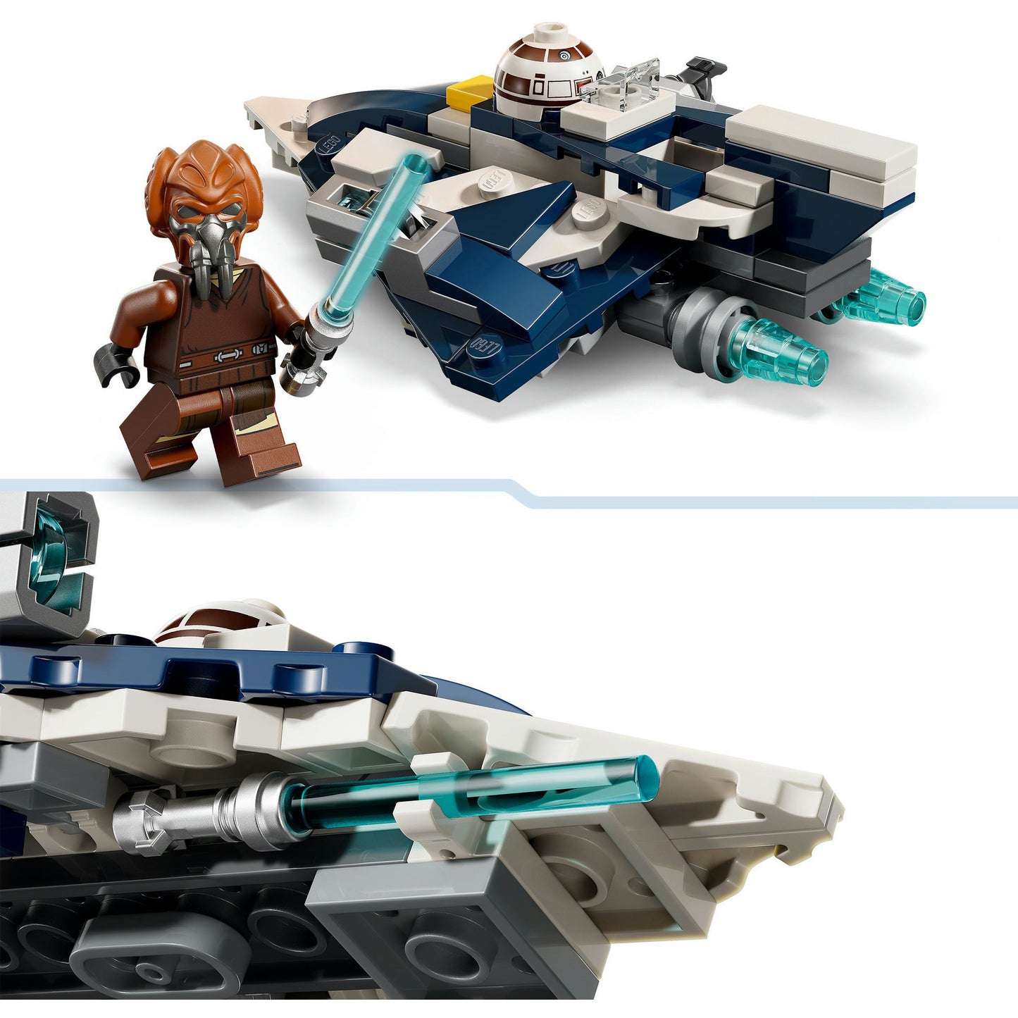 LEGO star wars 75400 plo koons jedi starfighter microfighter