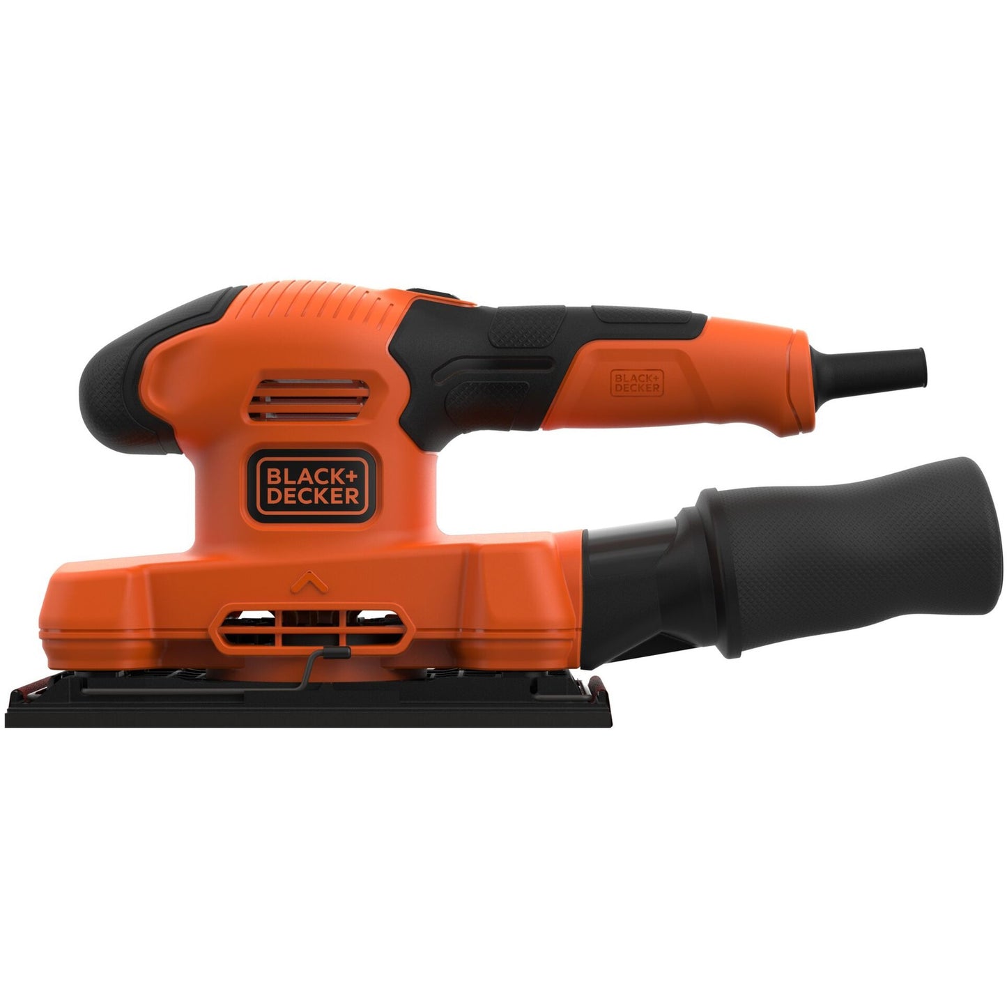 BLACK+DECKER 150w 1 3 vel vlakschuurmachine bew220-qs (oranje zwart)