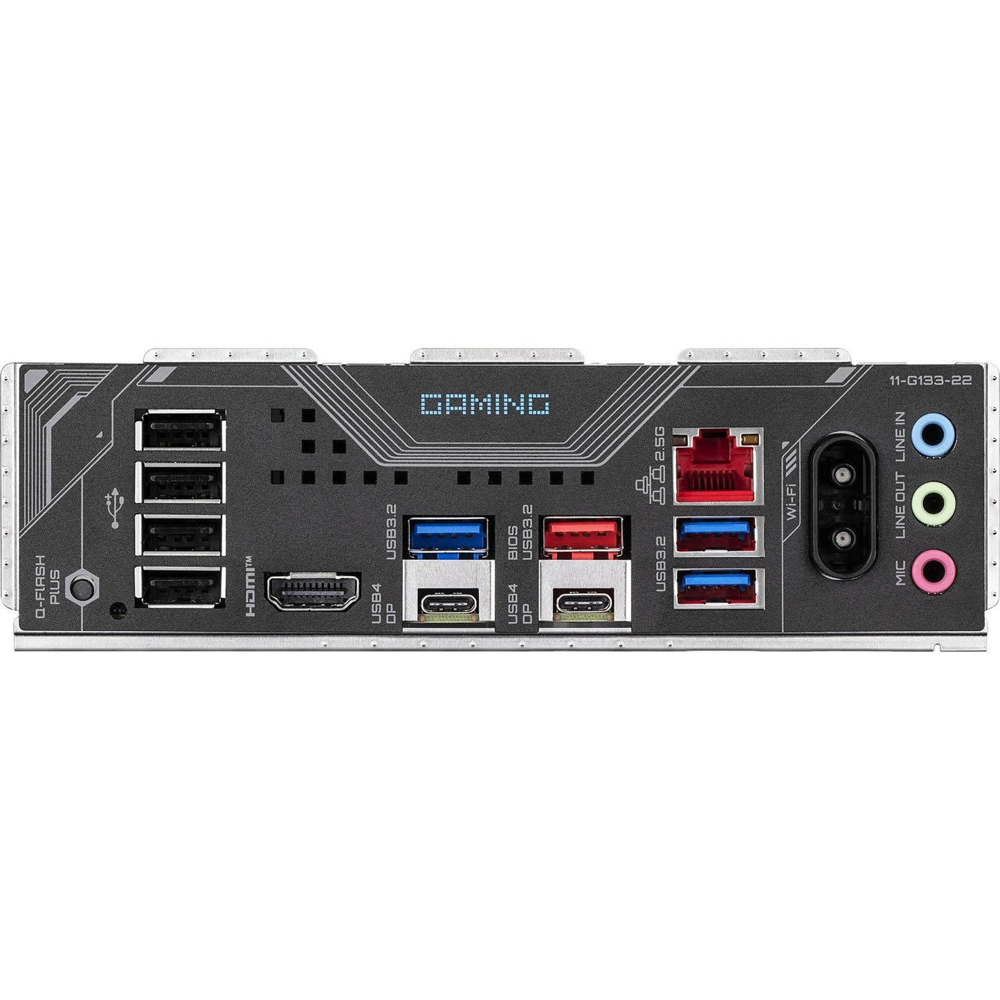 GIGABYTE x870 gaming wifi6 socket am5 moederbord (zwart grijs, raid, 2.5gb-lan, wi-fi 6, bt, sound, atx)