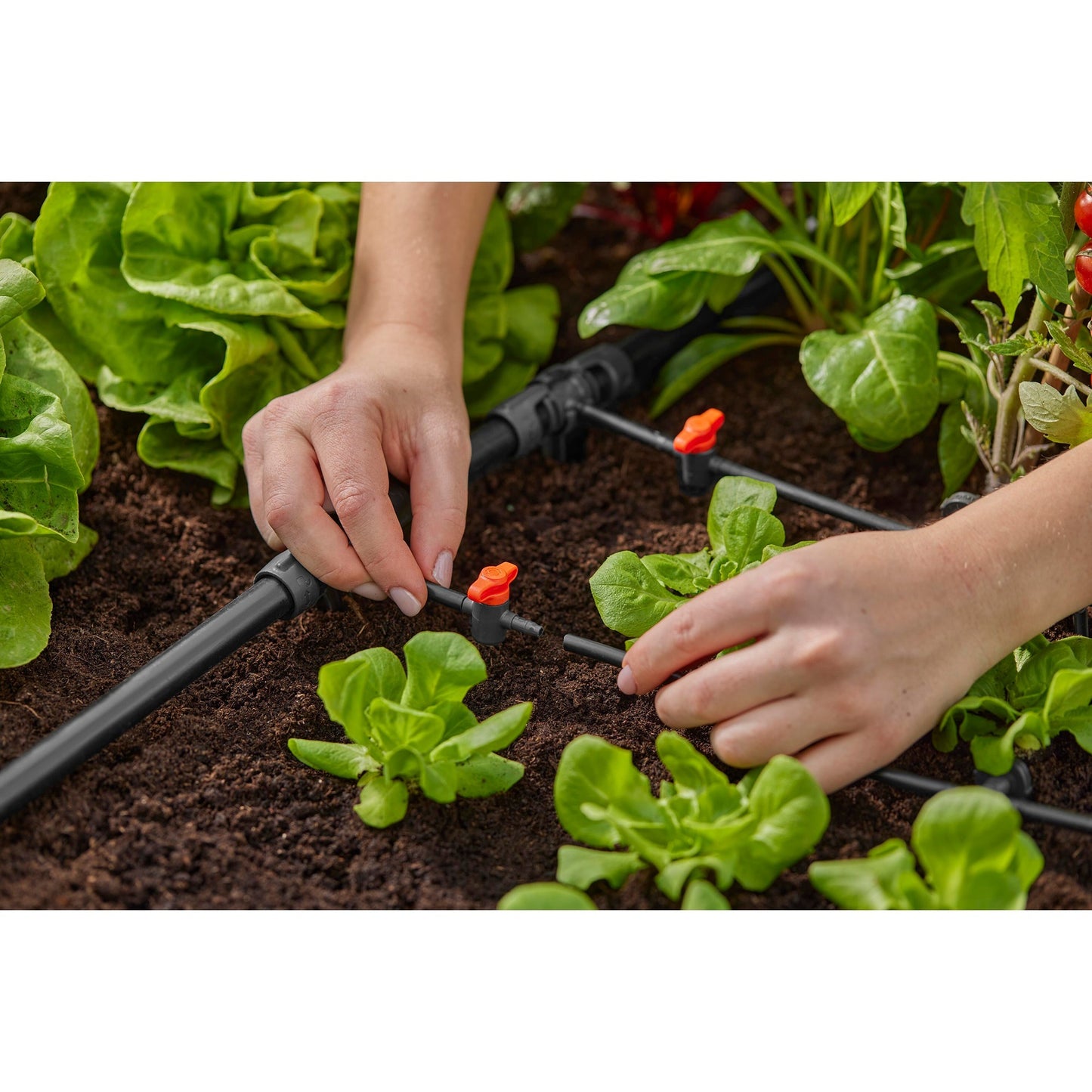GARDENA micro-drip-system t-stuk 1 2” – 3 16 verbinding (donkergrijs)