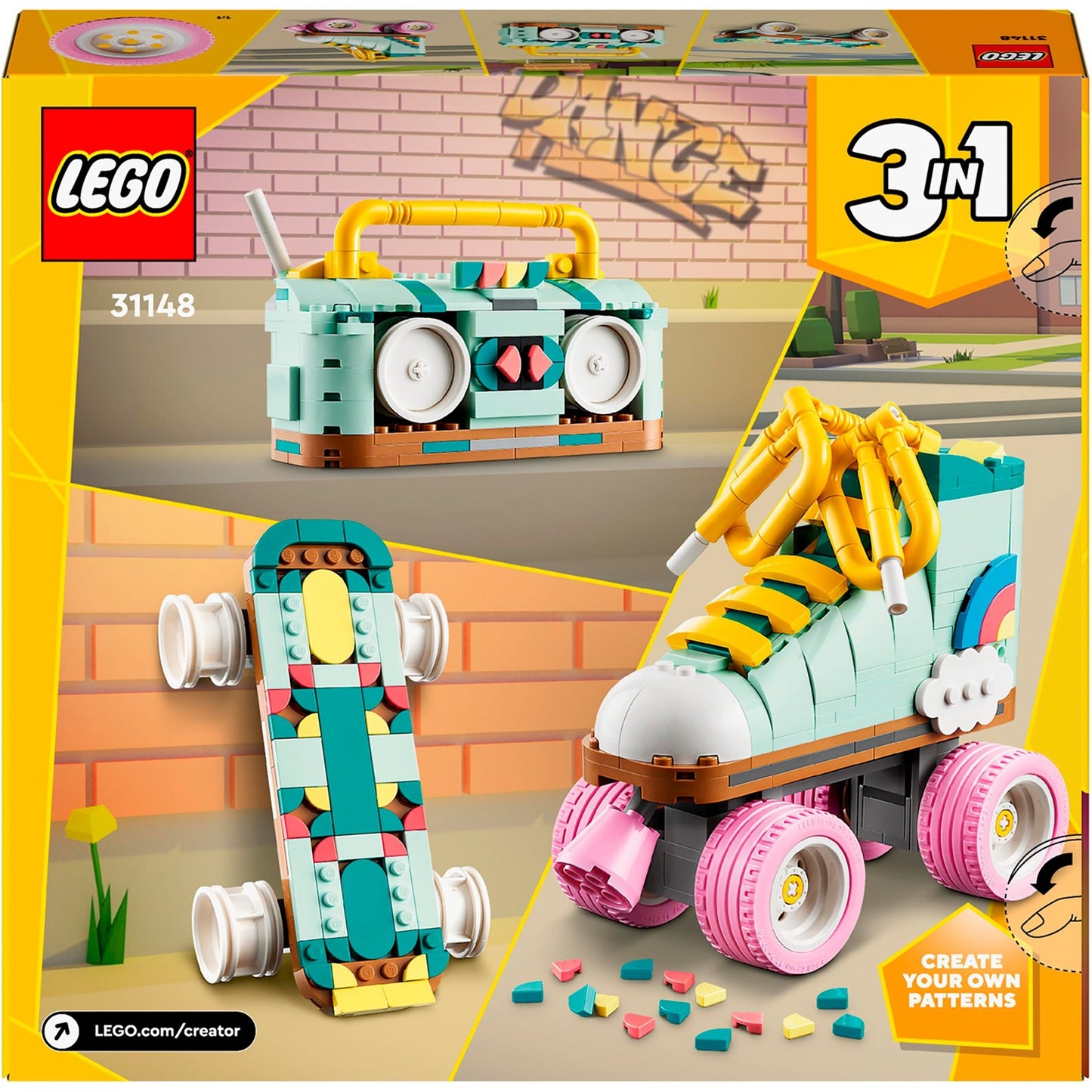 LEGO creator 3in1 retro rolschaats - 31148