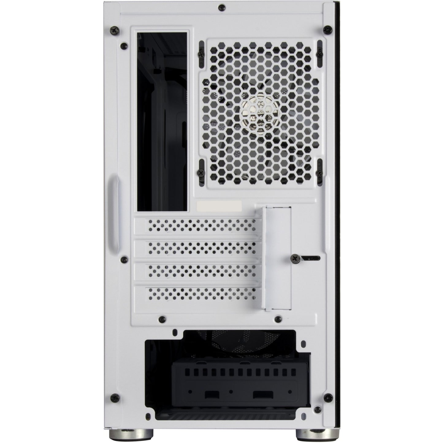 SilverStone fara h1m pro midi tower behuizing (wit | 3x usb-a | rgb | window)