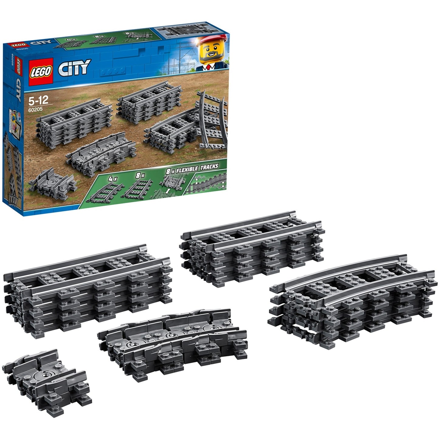 LEGO city 60205 treinrails
