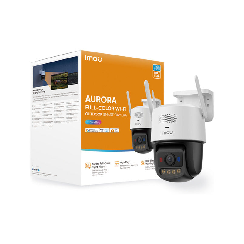 Imou Titan Pro 6MP beveiligingscamera (Wit, 6 MP (3200x1800), PoE, Wifi 6)