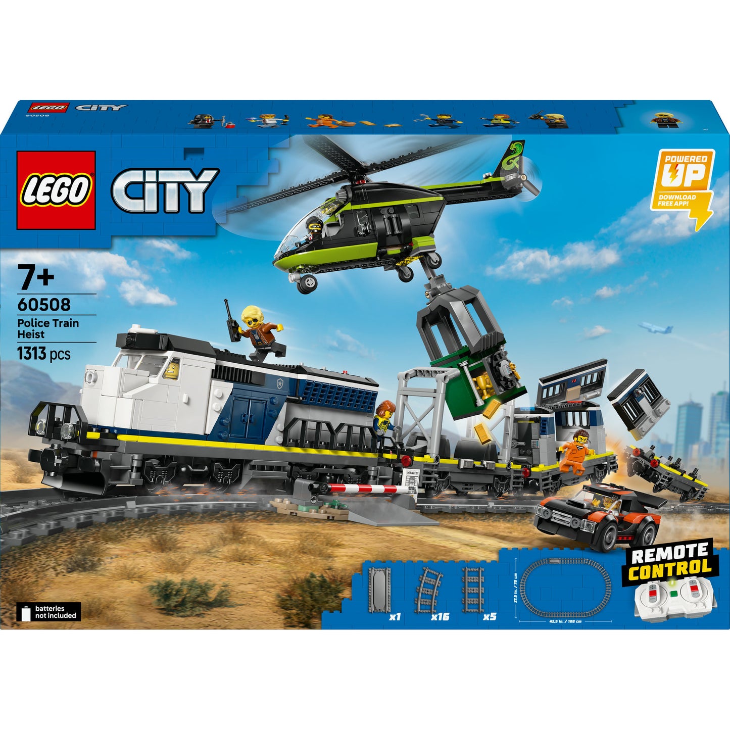 LEGO city 60508 overval op politietrein