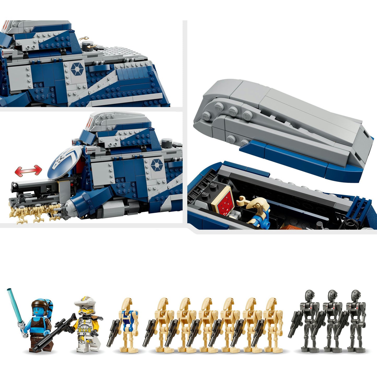 LEGO star wars - slag om felucia separatist mtt constructiespeelgoed (75435)