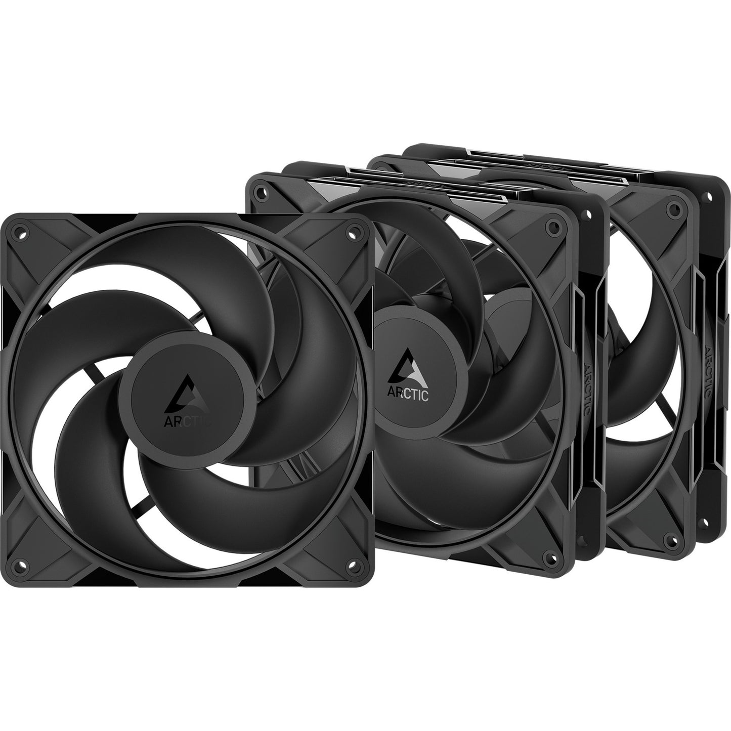 ARCTIC p14 pro reverse case fans (zwart, 3 stuks, 140 x 140 x 30 mm, pwm, 3 stuks)