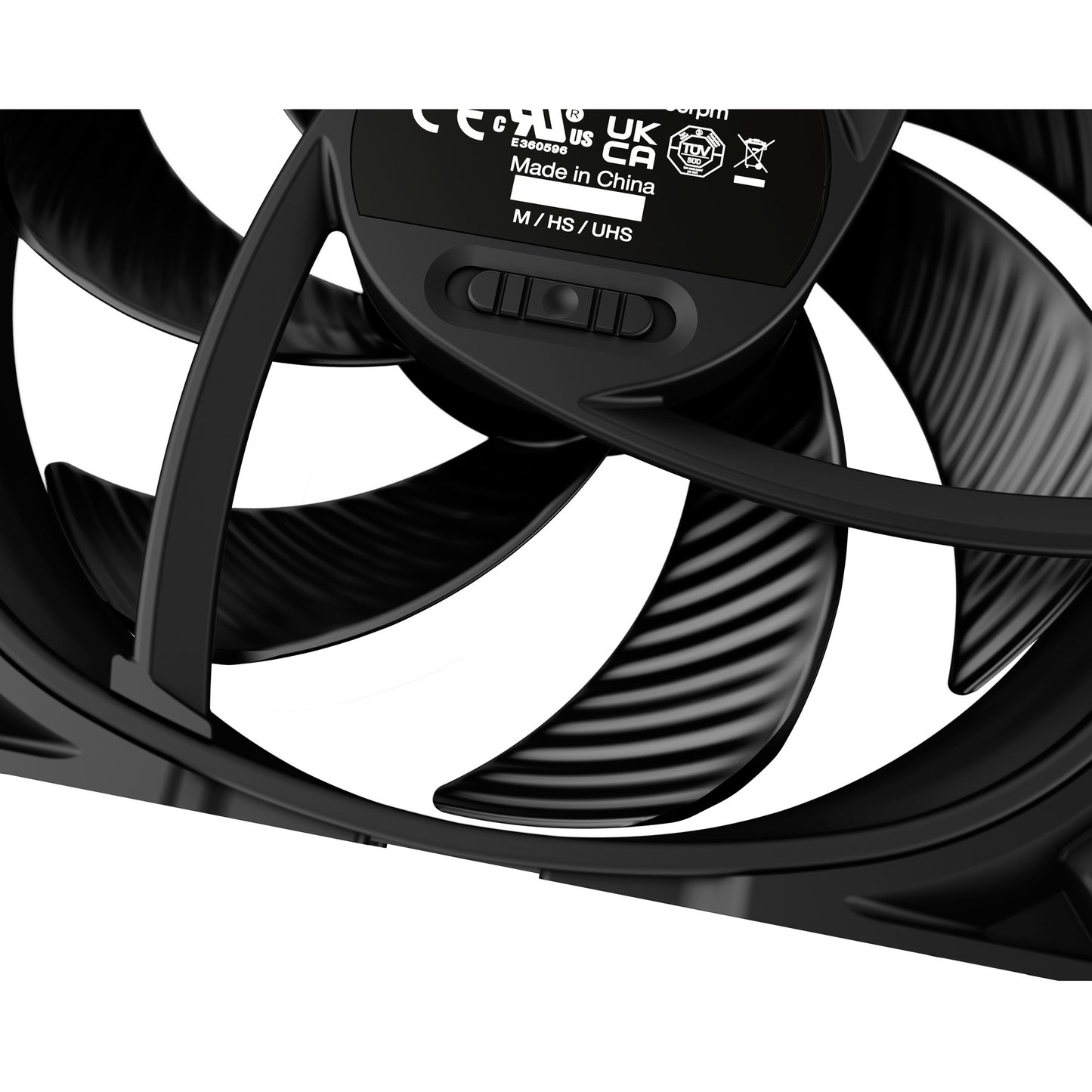 Be Quiet! silent wings pro 4 pwm case fan (zwart, 140 x 140 x 25 mm)
