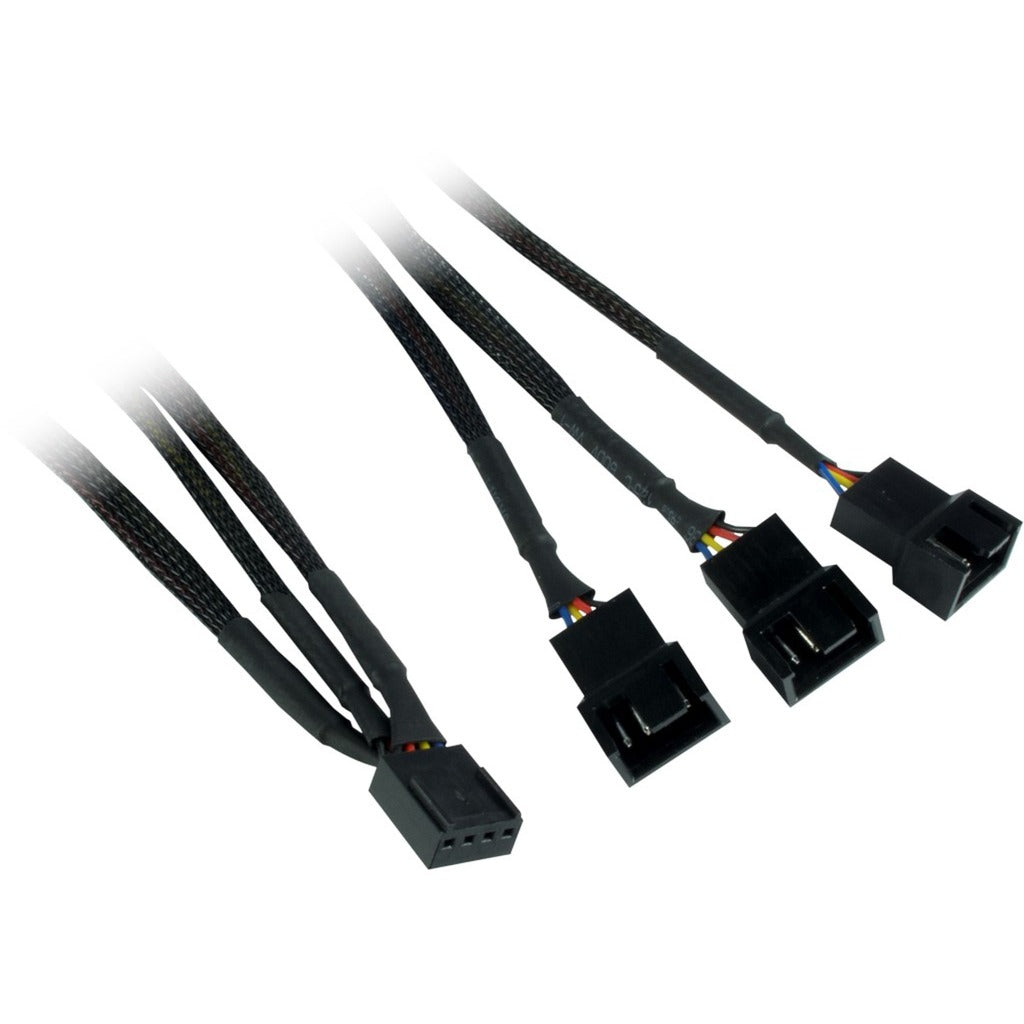 Inter-Tech argus rs-07 rgb set120x120x25 case fans (zwart, 3 stuks, 120 x 120 x 25 mm, pwm)