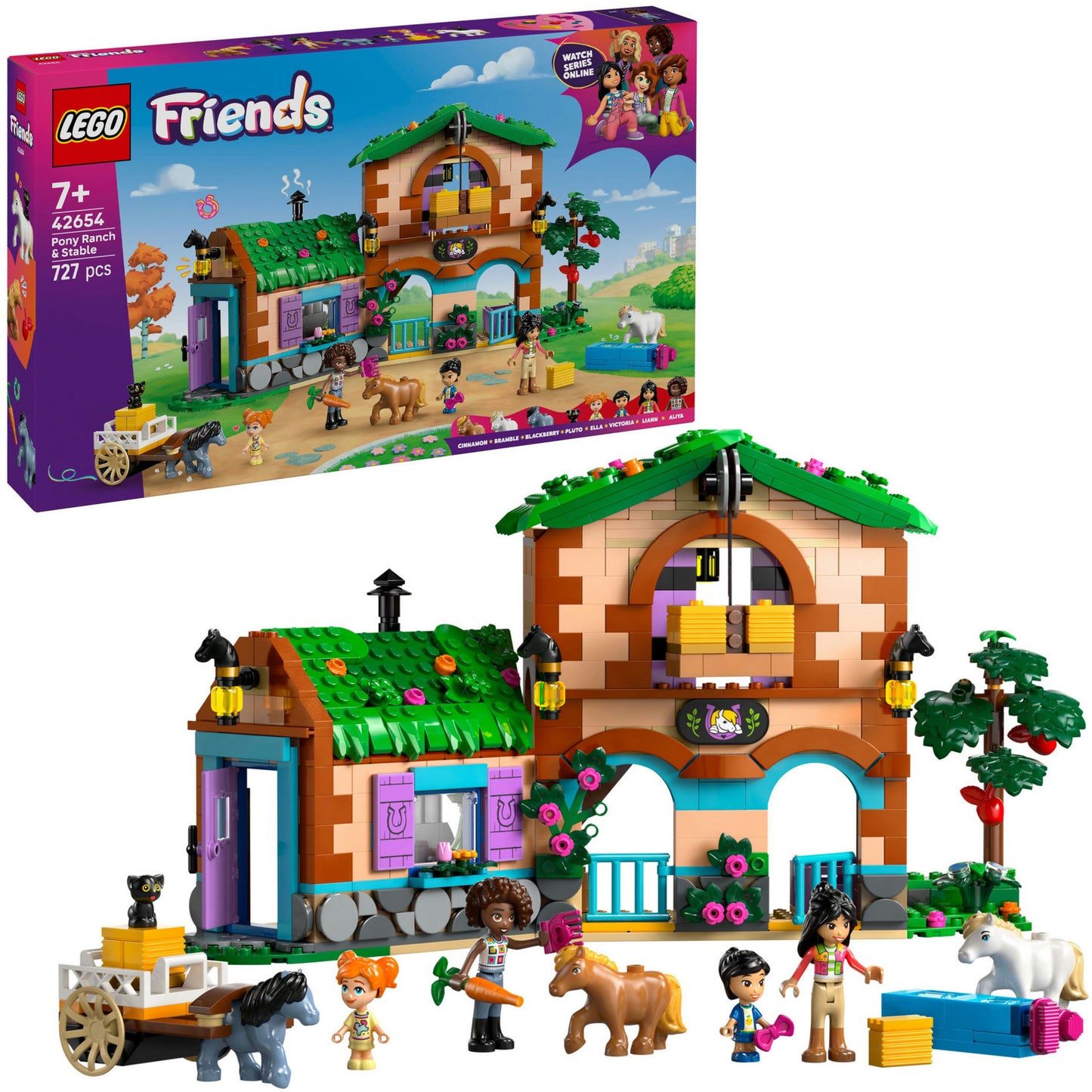 LEGO friends 42654 ponyboerderij en stal