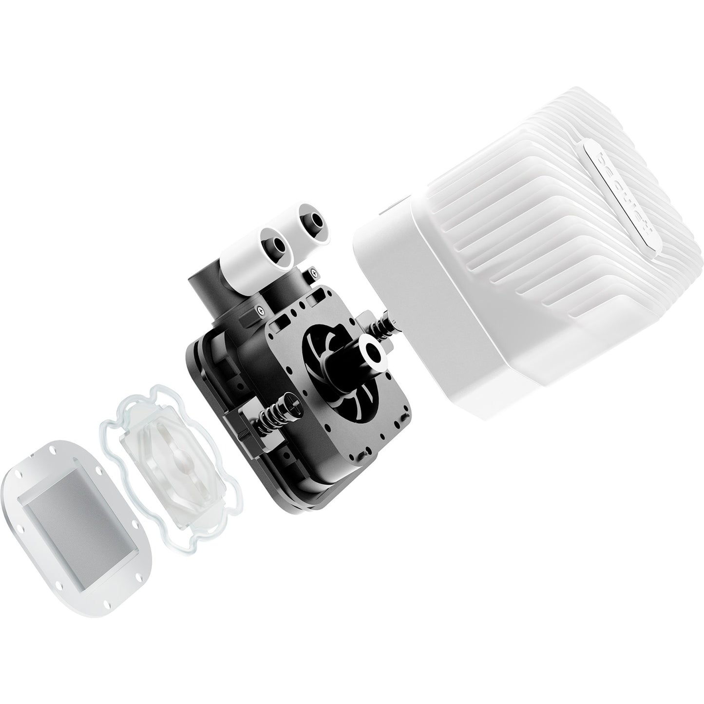 Be Quiet! light loop 360 argb waterkoeling (wit, 4-pins pwm fan-connector)
