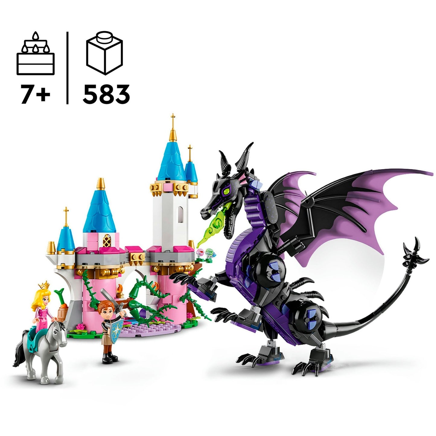 LEGO disney princess - maleficent in drakenvorm constructiespeelgoed (43240)