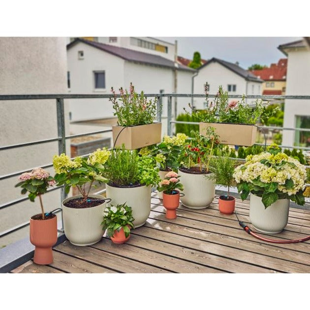 GARDENA micro-drip-bewatering balkon set (15 planten) druppelaar (zwart grijs)