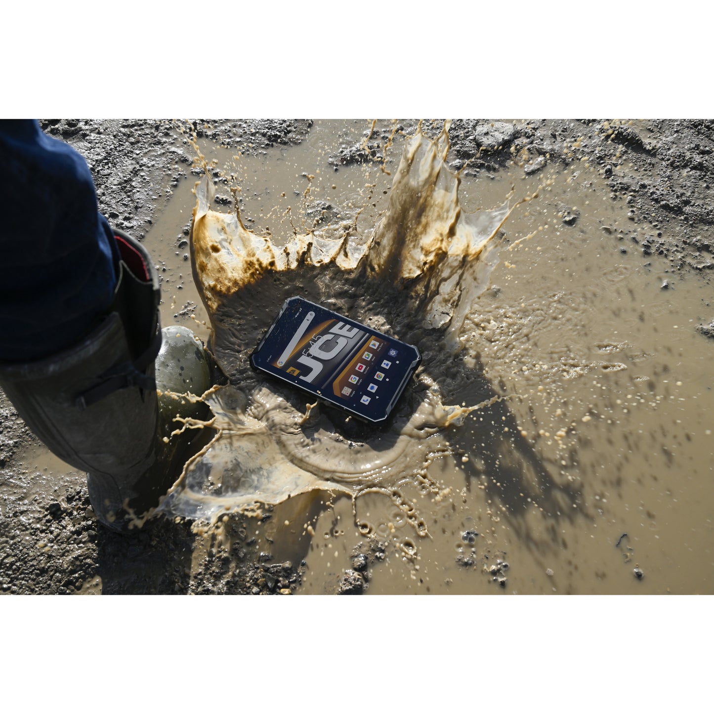 JCB Tough Tablet T1 (Zwart | 128 GB | Android 16 | Wi-Fi 5 | 3G)