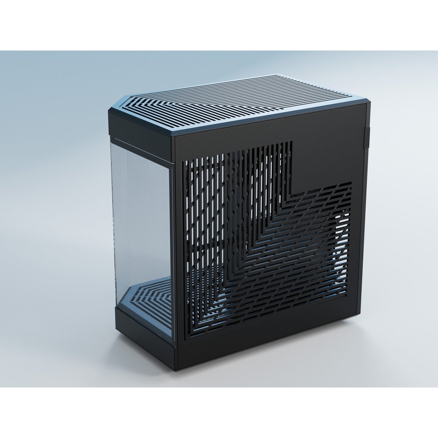 HYTE y60 midi tower behuizing (zwart | 3x usb-a | tempered glass)