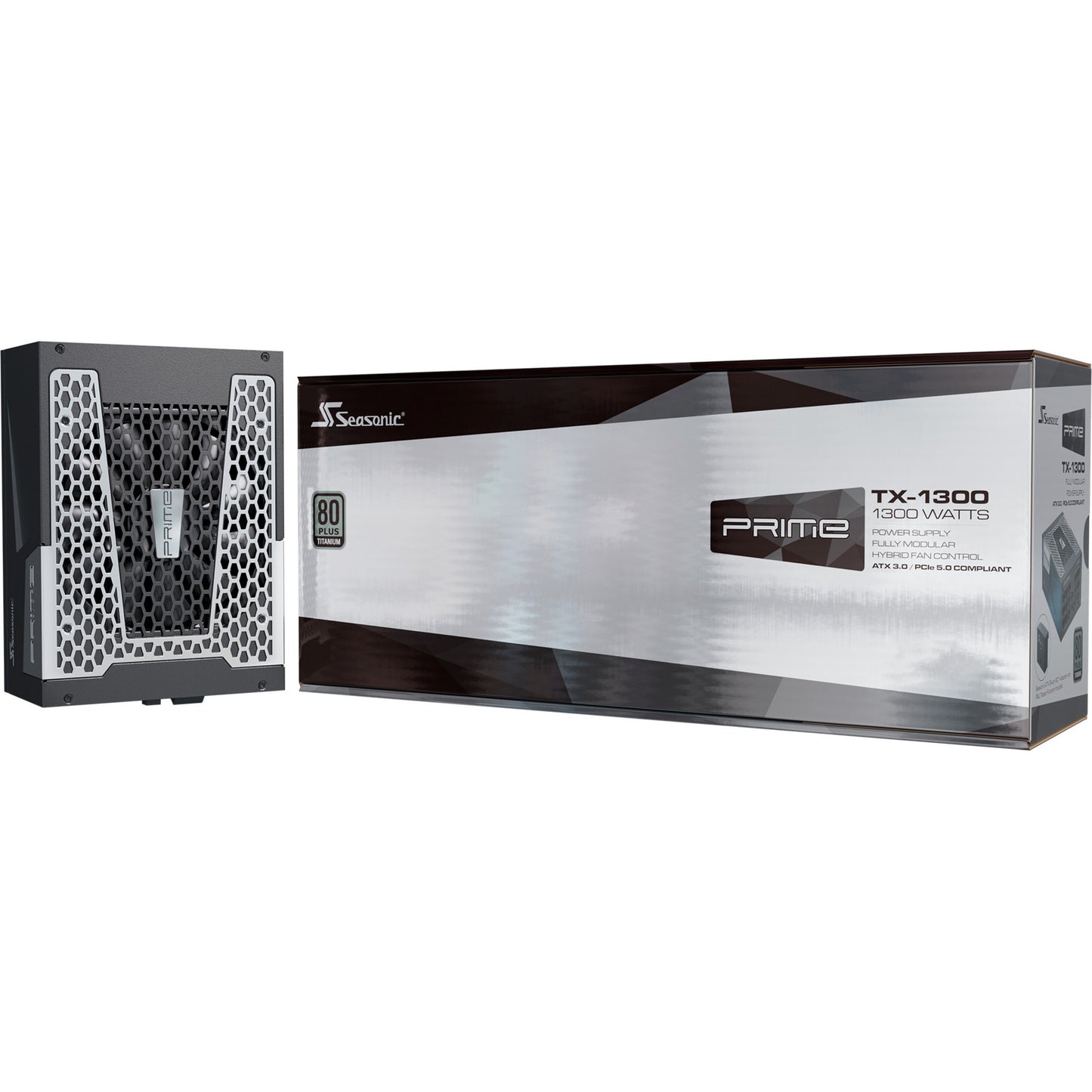 Seasonic prime tx-1300 modulaire 1300 watt voeding (zwart, 1x 12vhpwr, 6x pcie)