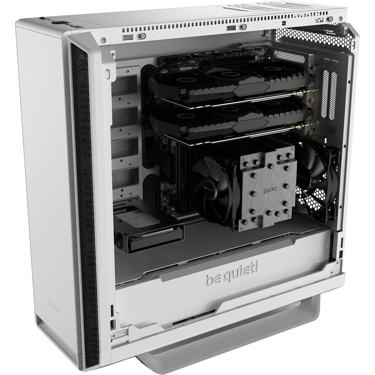 Be Quiet! silent base 802 midi tower behuizing (wit | 2x usb-a | 1x usb-c)