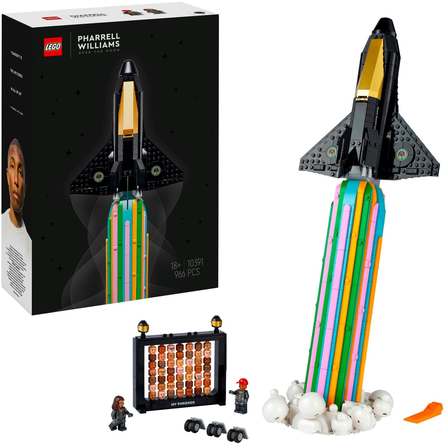 LEGO icons - naar de maan met pharrell williams constructiespeelgoed (10391)