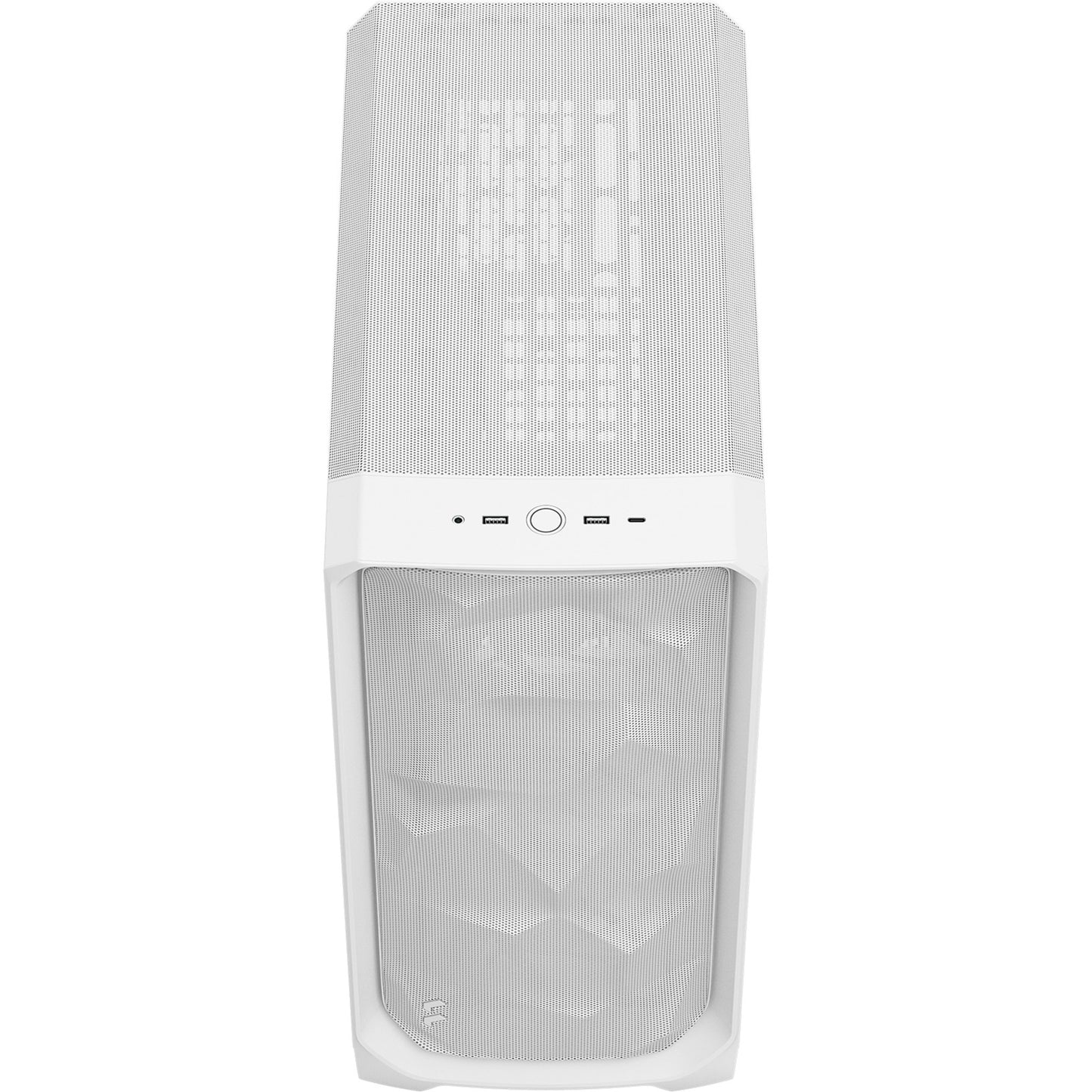 Fractal Design meshify 3 midi tower behuizing (wit | 2x usb-a | 1x usb-c | tempered glass)