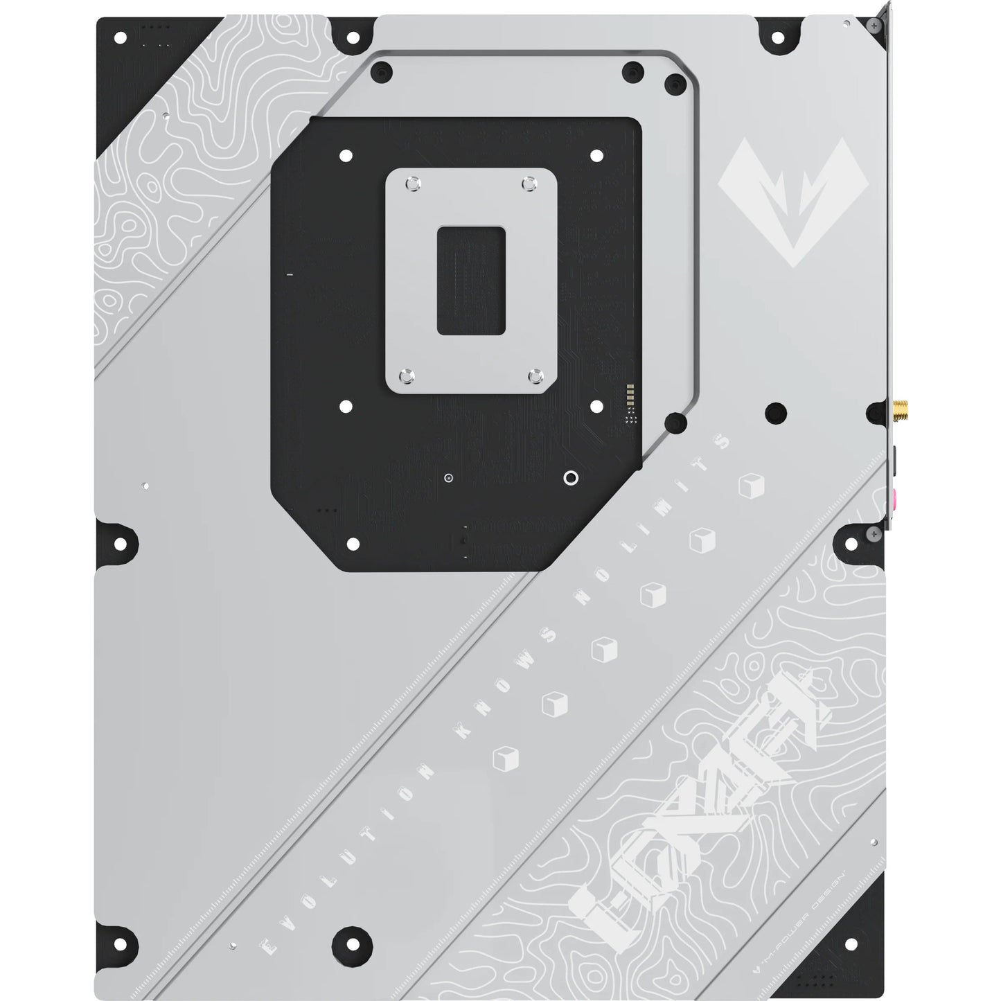 MAXSUN ms-icraft z890 arctic socket 1851 moederbord (wit, raid, 2.5 gb-lan, wlan, bt, sound, atx)