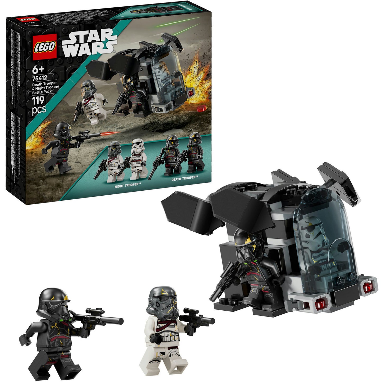 LEGO star wars 75412 death trooper en night trooper battle pack