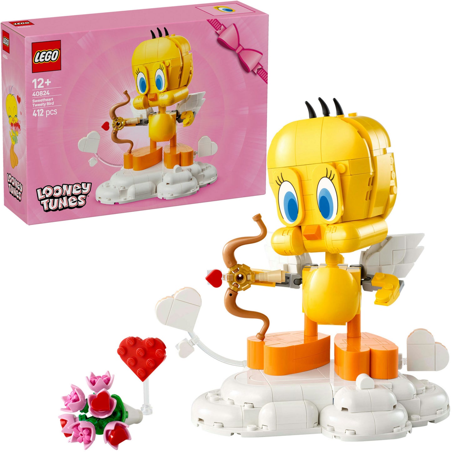 LEGO looney tunes - liefdesboodschapper tweety constructiespeelgoed (40824)