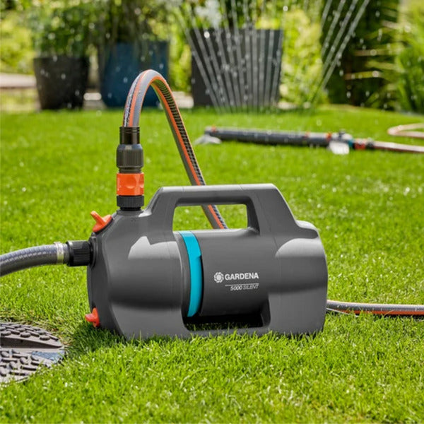GARDENA besproeiingspomp 5000 silent (donkergrijs turquoise, 9080-20)