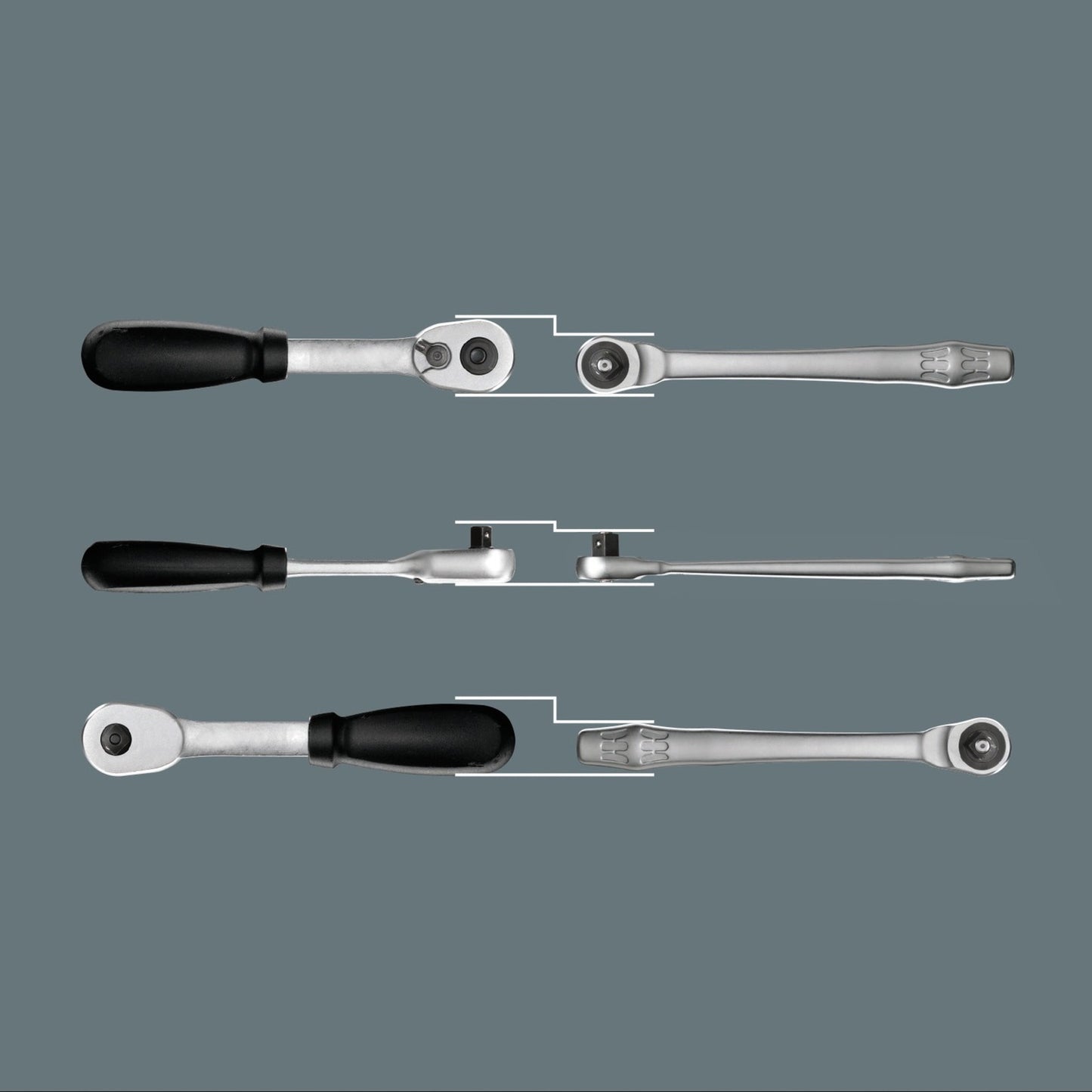 Wera 8100 sa 10 zyklop metalen ratelset, 1 4 gereedschapsset (zwart groen, 28-delige, volledig metalen ratel met vierkantaandrijving)
