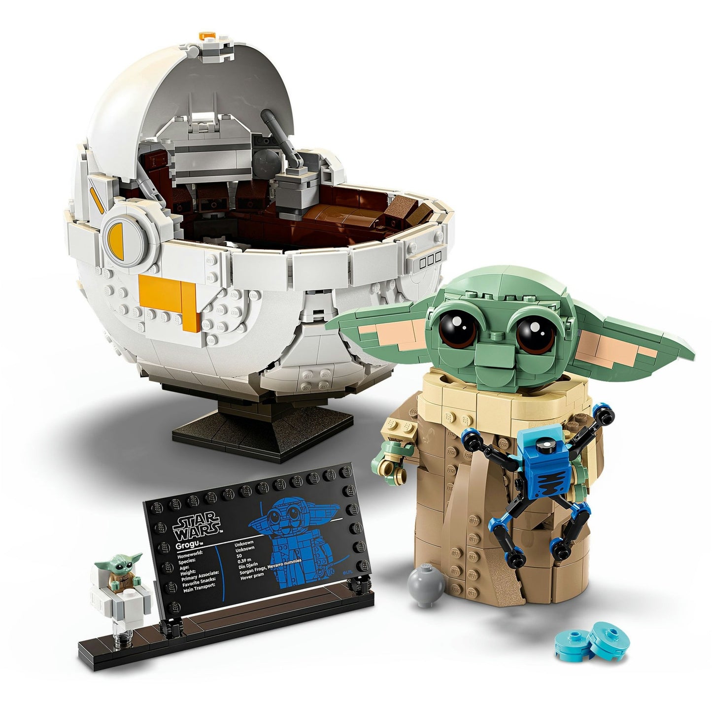 LEGO star wars 75403 grogu met zweefkinderwagen