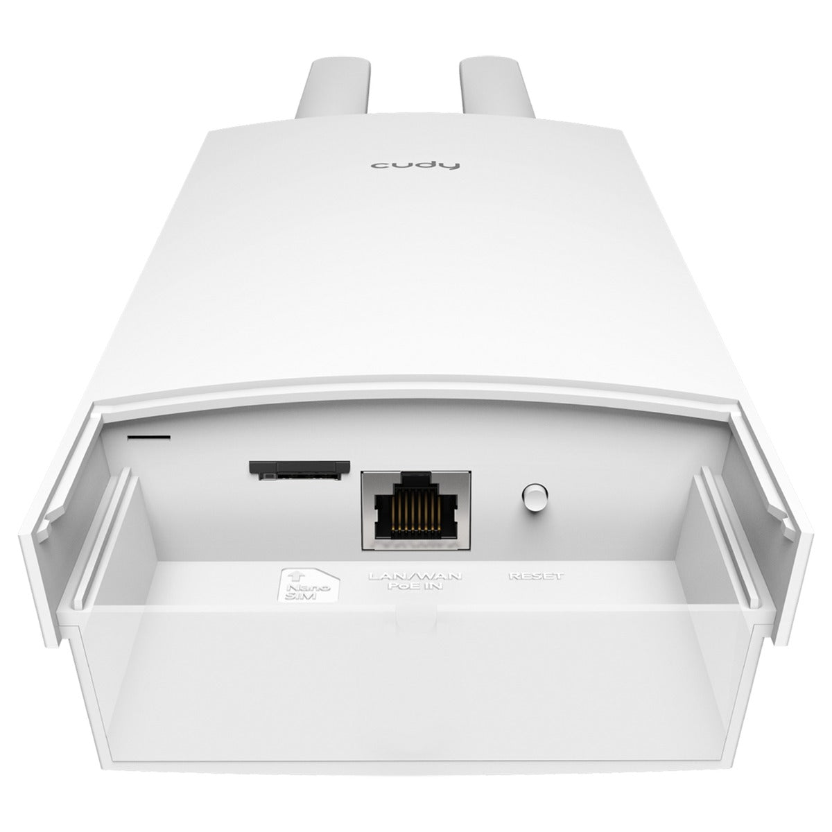 Cudy outdoor 4g lte cat 6 ac1200 wi-fi gigabit router (wit, poe, mesh, app)